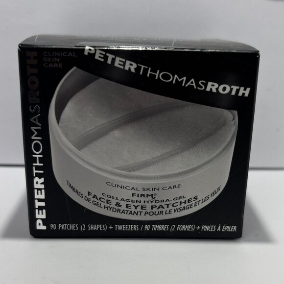 Peter Thomas Roth Collagen Hydra-Gel Face&Eye Patches (90 Patches+Tweezers) New - Picture 1 of 3